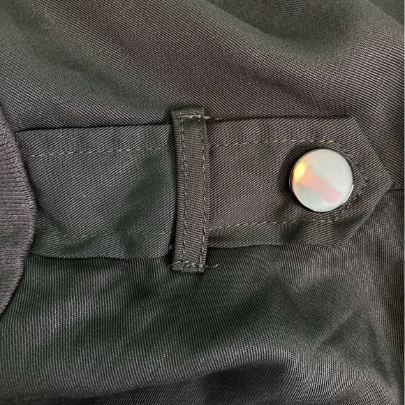 Carolina Belle Montreal Waterfall Open Front Draped Mixed Media Jacket (Size 1X) - Picture 5 of 13